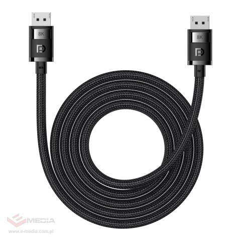 Kabel DisplayPort 8K 60Hz 2m Baseus High Definition Series - czarny