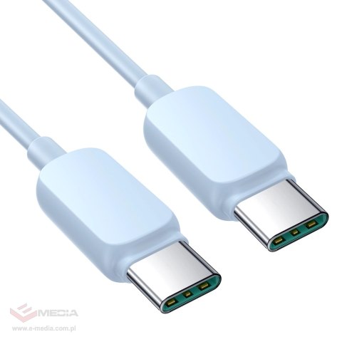 Kabel Joyroom Multi-Color Series A14 USB-C / USB-C 100W 1.2 m - niebieski