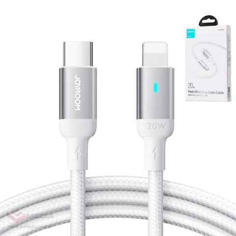 Kabel Joyroom Extraordinary Series A10 Lightning / USB-C PD 20W 1.2 m - biały