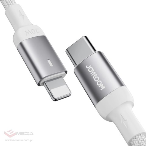 Kabel Joyroom Extraordinary Series A10 Lightning / USB-C PD 20W 1.2 m - biały