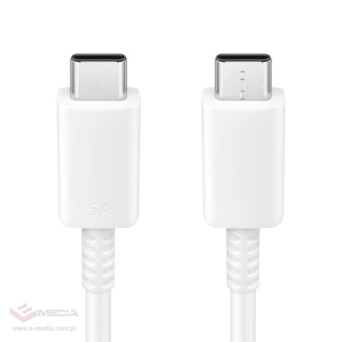 Kabel Samsung EP-DN975BWEGWW USB-C - USB-C 5A 480Mb/s 1m - biały