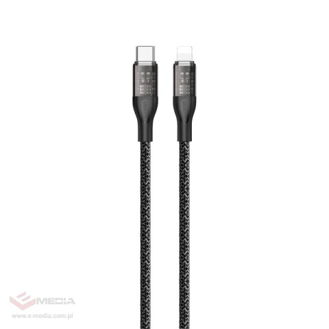 Kabel do szybkiego ładowania 30W 1m USB-C - Lightning Dudao L22 - szary