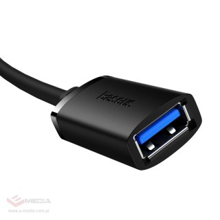 Przedłużacz kabel USB 3.0 1.5m Baseus AirJoy Series - czarny