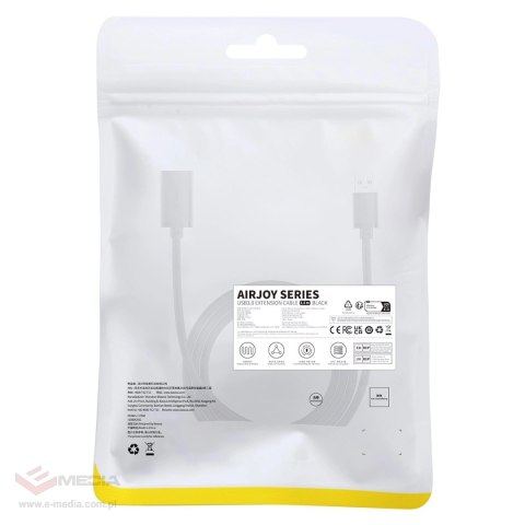 Przedłużacz kabel USB 3.0 1.5m Baseus AirJoy Series - czarny
