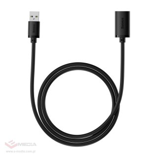 Przedłużacz kabel USB 3.0 1m Baseus AirJoy Series - czarny