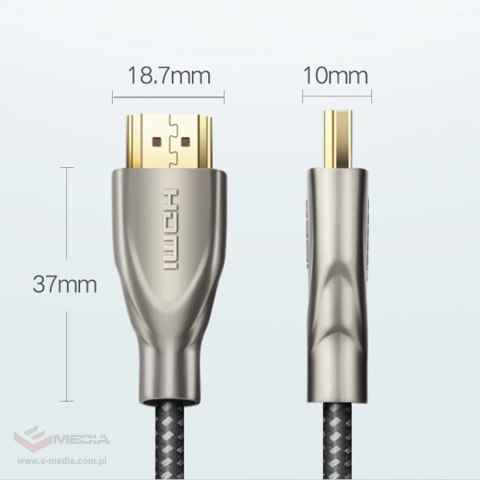 Ugreen kabel HDMI 2.0 4K UHD 2m czarny (HD131)