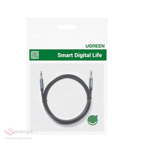 Ugreen kabel audio AUX wtyczka prosta minijack 3,5 mm 3m niebieski (AV112)