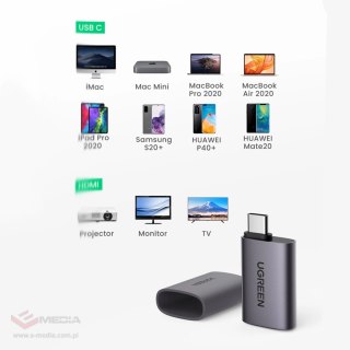 Adapter USB-C HDMI Ugreen US320 - szary