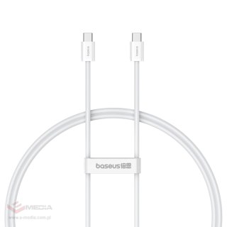 Kabel Baseus Superior Series ll USB-C - USB-C 30W 480Mb/s 1m - biały