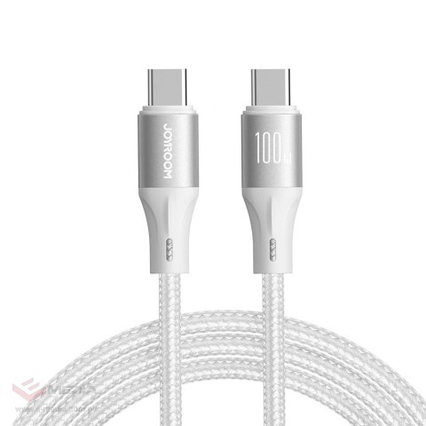 Kabel Joyroom Light-Speed Series S-A25 USB-C / USB-C 100W 1.2m - biały