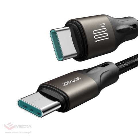 Kabel Joyroom Light-Speed Series S-A25 USB-C / USB-C 100W 1.2m - czarny