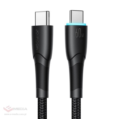 Kabel Joyroom Starry Series SA32-CC3 USB-C / USB-C 60W 1m - czarny