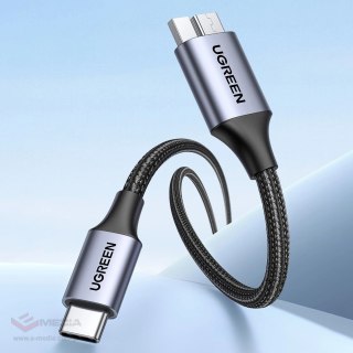 Kabel USB C / micro USB-B 3.0 Ugreen US565 5Gb/s 3A 1m - szary