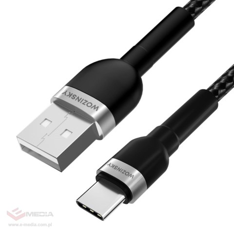 Kabel Wozinsky WNBAC2 USB-A / USB-C 2.4A 2 m - czarny