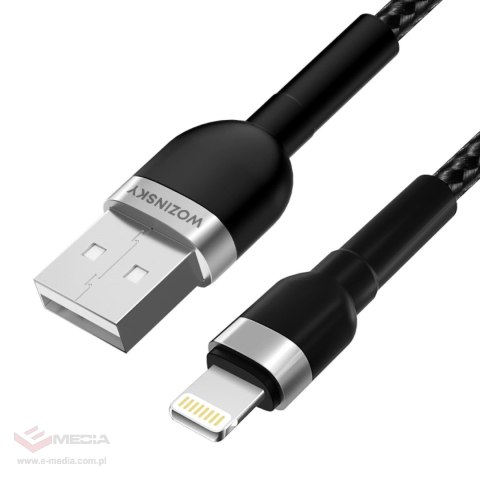 Kabel Wozinsky WNBAL1 USB-A / Lightning 2.4A 1 m - czarny