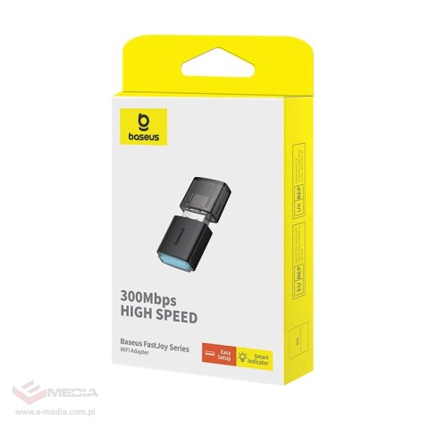 Karta sieciowa USB Baseus BS-OH169 300Mb/s - czarna