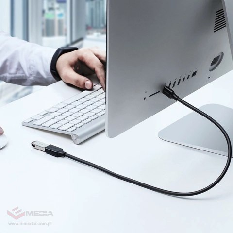 Ugreen kabel przewód przedłużacz przejściówka USB 3.0 (żeński) - USB 3.0 (męski) 1m czarny (10368)