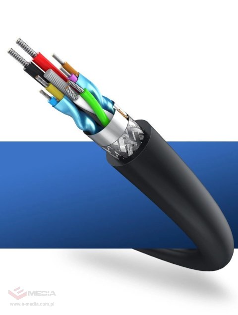 Ugreen kabel przewód przedłużacz przejściówka USB 3.0 (żeński) - USB 3.0 (męski) 1m czarny (10368)