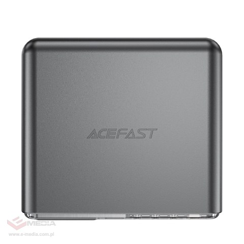Wielofunkcyjny adapter Acefast Z4 PD 218W GaN 3 x USB-C + USB-A z 4 portami - szary