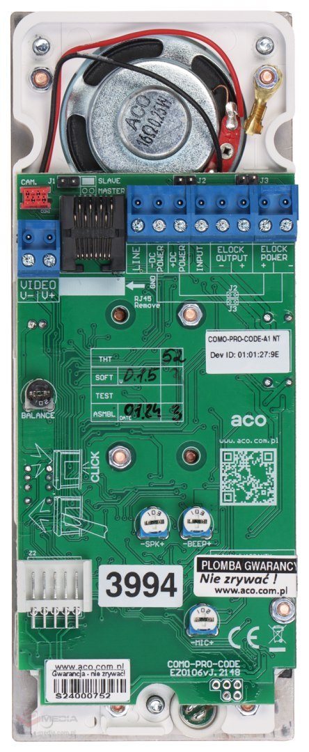 DOMOFON CYFROWY COMO-PRO-CODE-A1-NT ACO