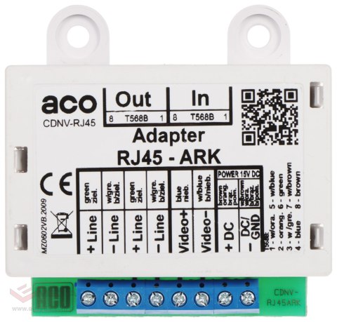 KONWERTER RJ45 CDNV-RJ45 ACO