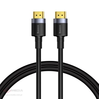 Kabel Baseus Cafule HDMI / HDMI 2.0 4K 60 Hz 3D 18 Gbps 1m - czarny