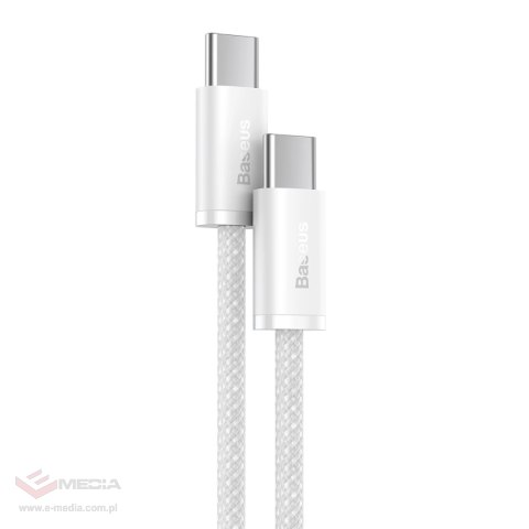 Kabel Baseus Dynamic Series USB-C / USB-C 100W 2 m - biały