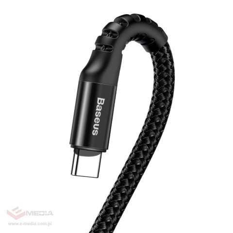 Kabel Baseus Fish Eye kabel USB-A / USB-C 2A 1m - czarny