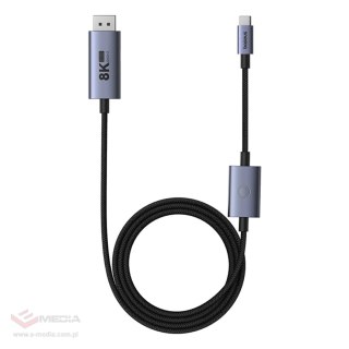 Kabel Baseus High Definition Series BS-OH139 USB-C / DP 8K PD 100W 1.5m - czarny