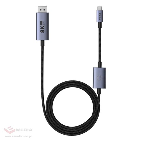 Kabel Baseus High Definition Series BS-OH139 USB-C / DP 8K PD 100W 1.5m - czarny