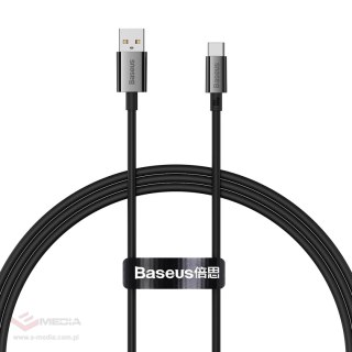 Kabel Baseus Superior Series USB-A / USB-C 100W 2m - czarny