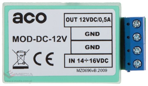 PRZETWORNICA ZASILANIA MOD-DC-12V ACO