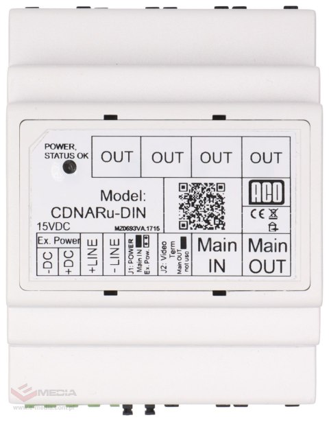 ROZDZIELACZ AUDIO CDNAR/U-DIN ACO