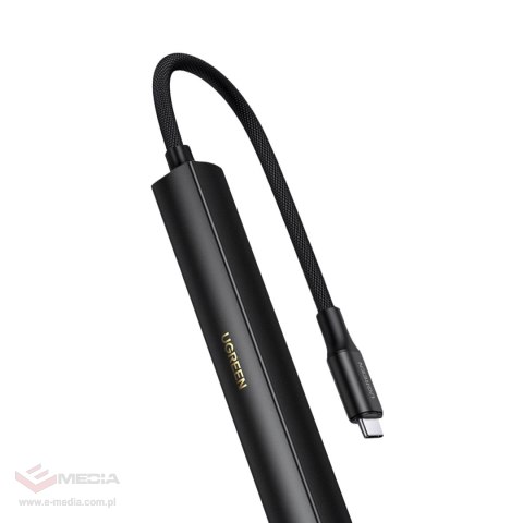 Wzmacniacz słuchawkowy DAC Ugreen CM545 ze złącza USB-C do mini jack 3.5 mm - czarny