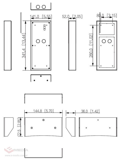 OBUDOWA NATYNKOWA VTM53R3 DAHUA