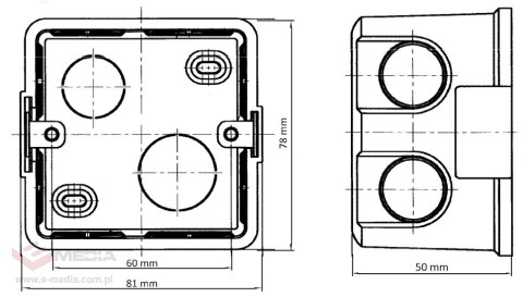 OBUDOWA PODTYNKOWA DS-KAB86 Hikvision