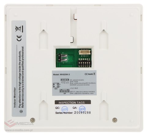 PANEL WEWNĘTRZNY M1023W-2 VIDOS