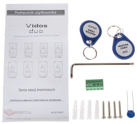 WIDEODOMOFON S1108A VIDOS