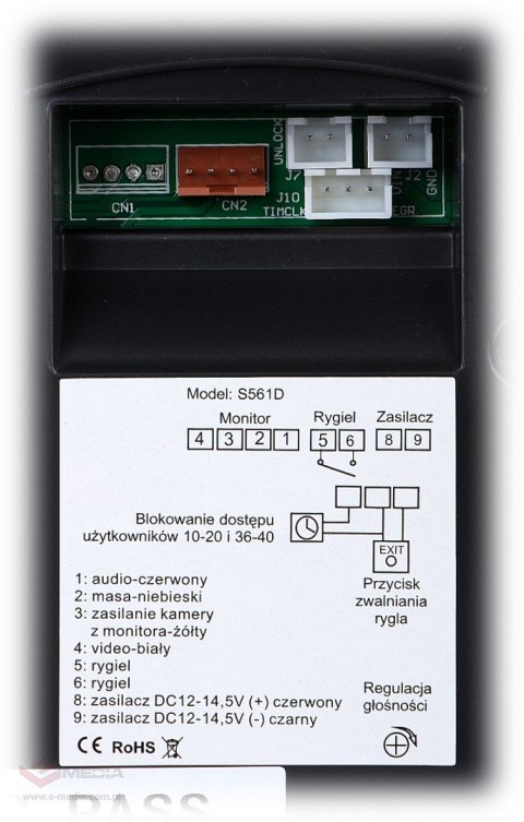 WIDEODOMOFON S561D VIDOS