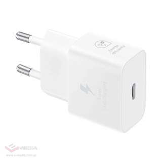 Ładowarka sieciowa Samsung EP-T2510NWEGEU GaN USB-C 25W SFC - biała