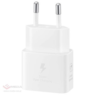 Ładowarka sieciowa Samsung EP-T2510NWEGEU GaN USB-C 25W SFC - biała