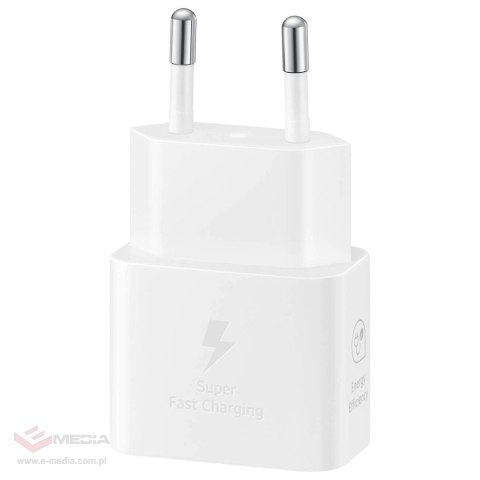 Ładowarka sieciowa Samsung EP-T2510NWEGEU GaN USB-C 25W SFC - biała