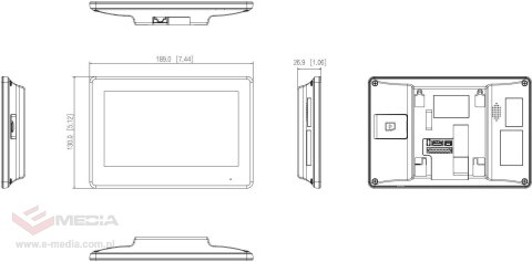 Monitor wideodomofonu DAHUA VTH5421HB-W