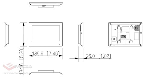 PANEL WEWNĘTRZNY VTH2622GW-W IP / Wi-Fi / 2-Wire DAHUA