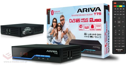 Tuner DVB-T2 Ferguson Ariva T75 H.265 HEVC