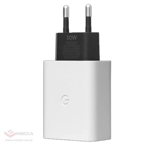 Google Travel Charger szybka ładowarka USB-C PD 30W biała (GA03502-EU)