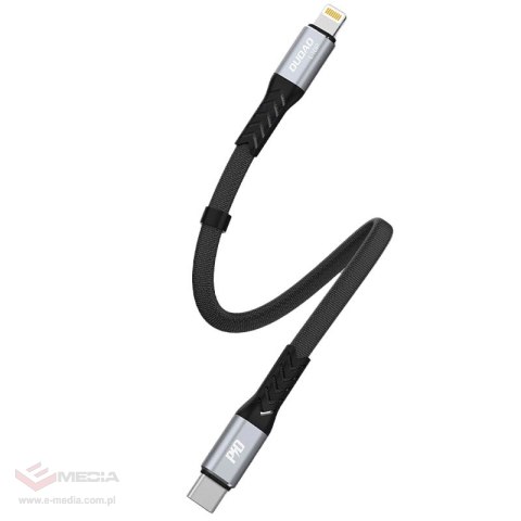 Kabel Dudao L10P Lightning - USB-C PD 20W 0,23m - czarny