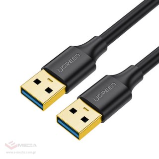 Kabel Ugreen US128 10371 USB-A 3.0 / USB-A 3.0 5Gb/s 2m - czarny