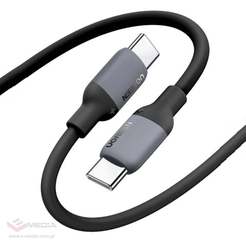 Kabel Ugreen US563 USB-C - USB-C 60W 5A 0,5m - czarny