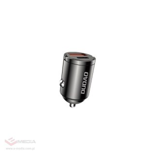 Mini ładowarka samochodowa Dudao R3MAX 48W QC PD - czarna